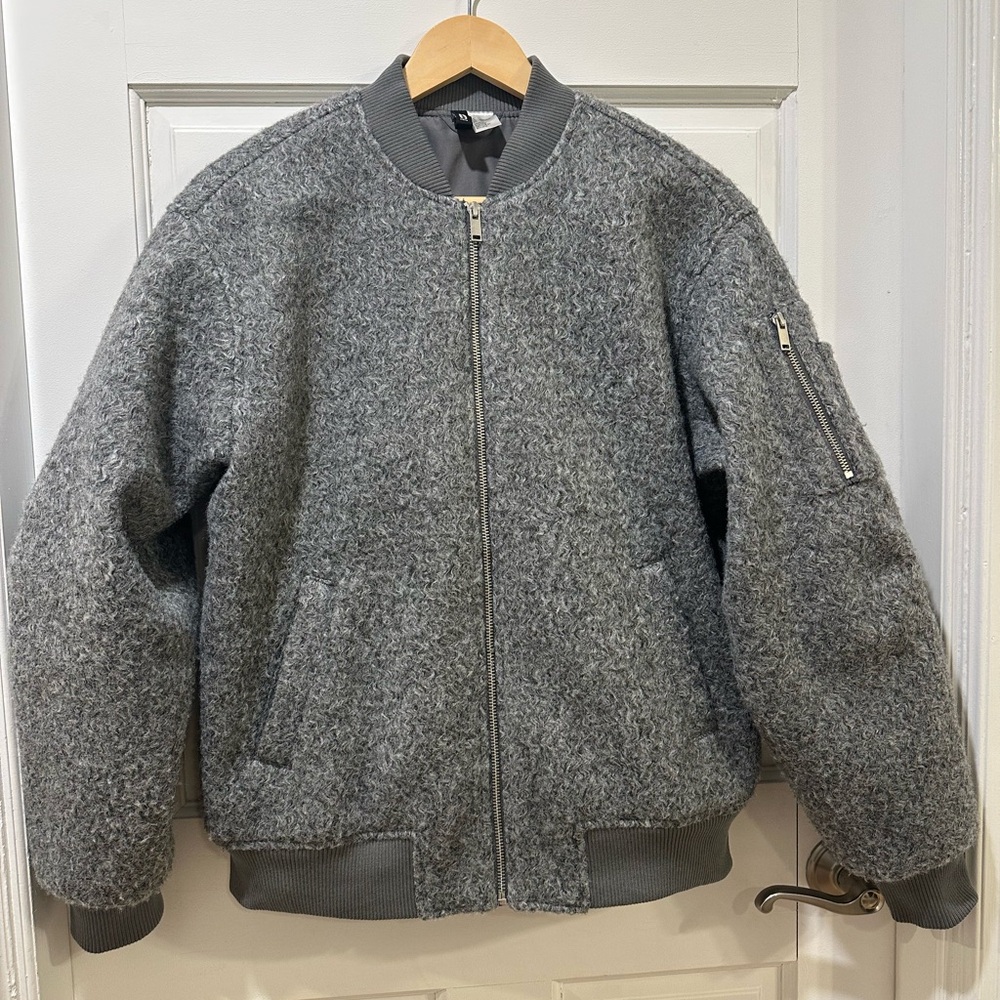 Divided Gray Bomber Jacket